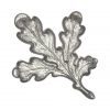 Billige sølvfarvet egeløv