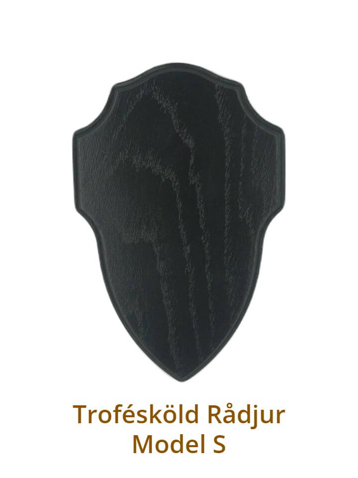 Trofésköld Rådjur Model S - Mörk ek